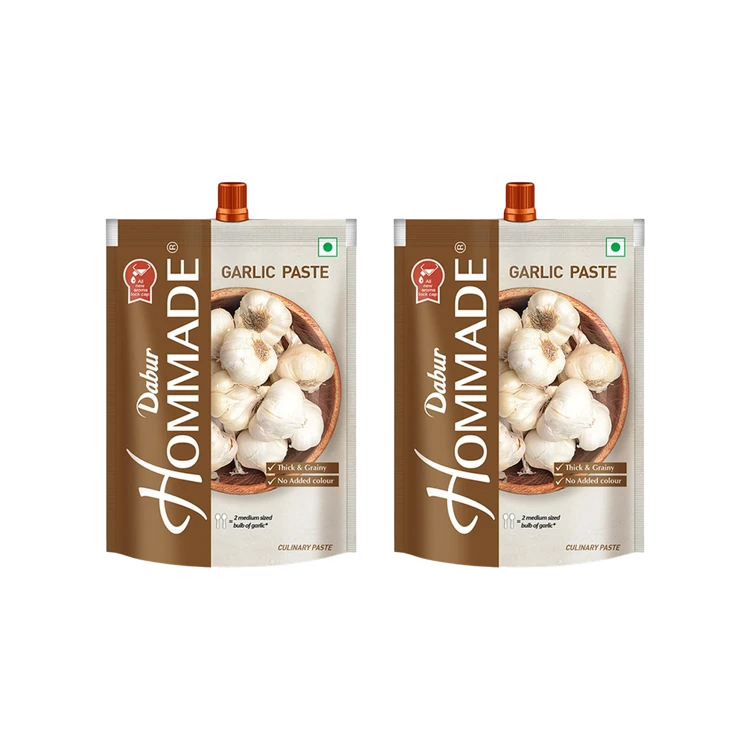 Hommade Garlic Paste - Pack of 2