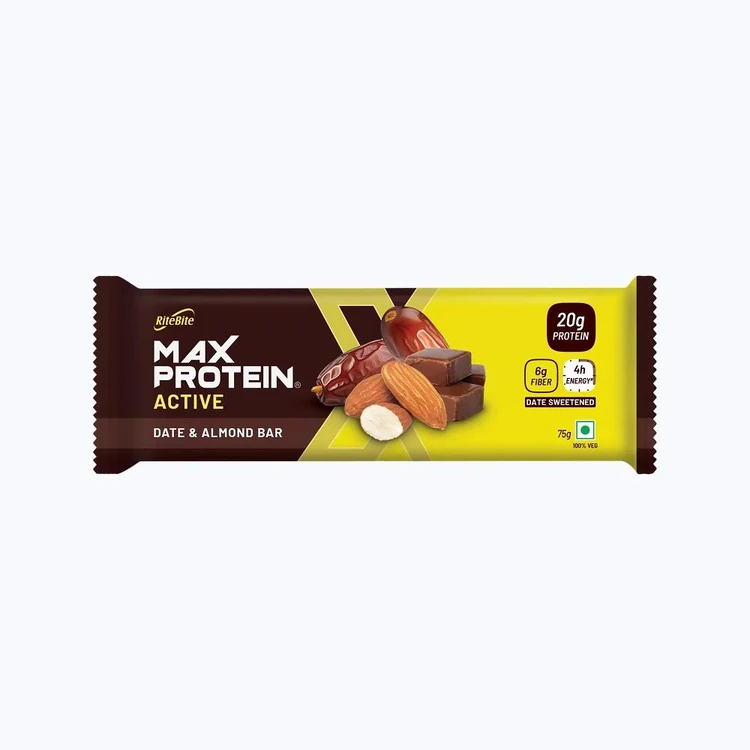 RiteBite Max Proten Date & Almond 20 g Protein Bar