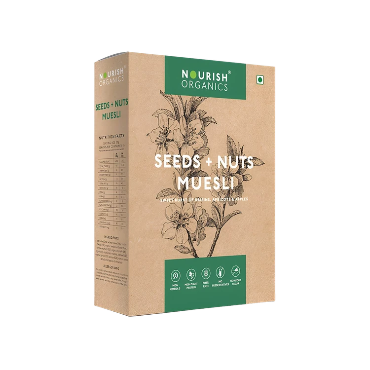 Nourish Organics Seeds + Nuts Muesli