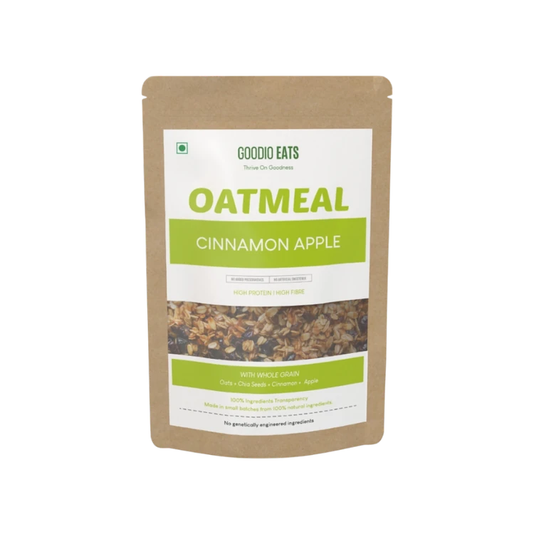 Goodio Eats - Thrive On Goodness Cinnamon Apple Oatmeal