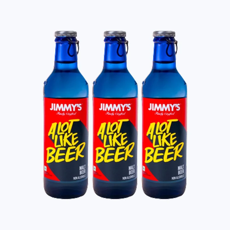 Jimmy's Malt Non-Alcoholic Beer - Pack of 3
