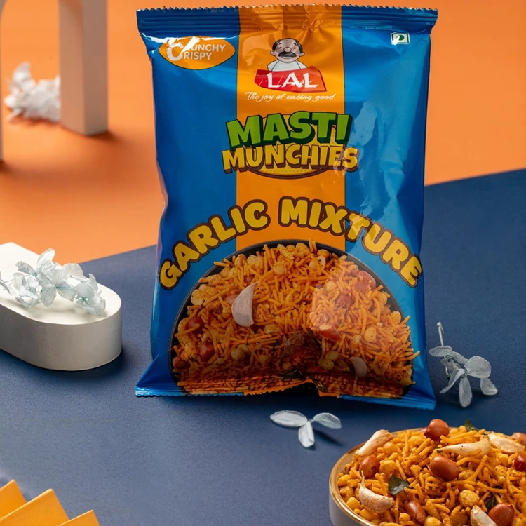 Lal Garlic Mixture Namkeen