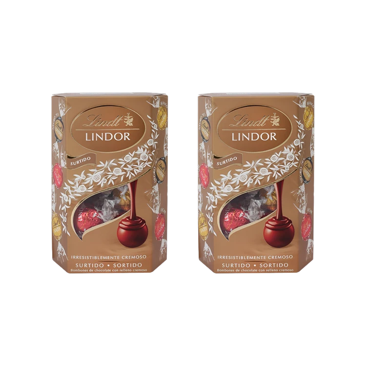 Lindt Lindor Assorted Chocolate Gift Pack - Pack of 2