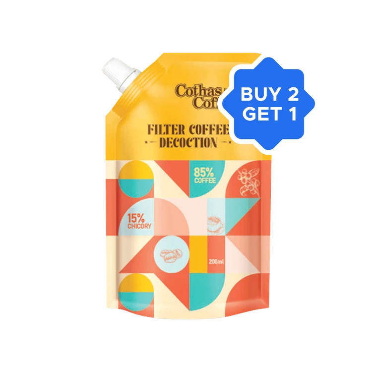 Cothas Filter Coffee Decoction (85% Coffee, 15% Chicory) - Buy 2 Get 1 Free