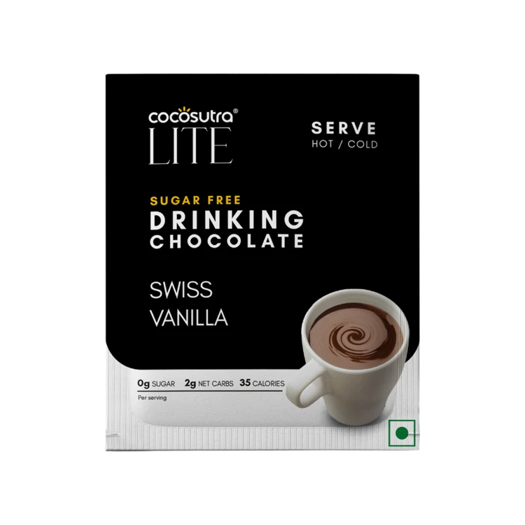 Cocosutra Sugar Free Swiss Vanilla Drinking Chocolate
