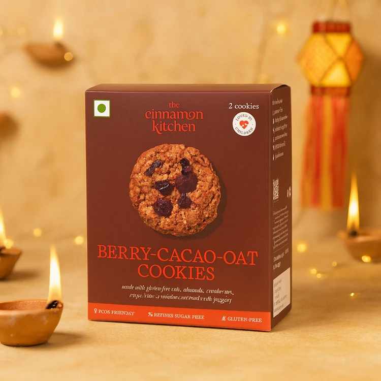 The Cinnamon Kitchen Berry, Cacao, Oat Cookies