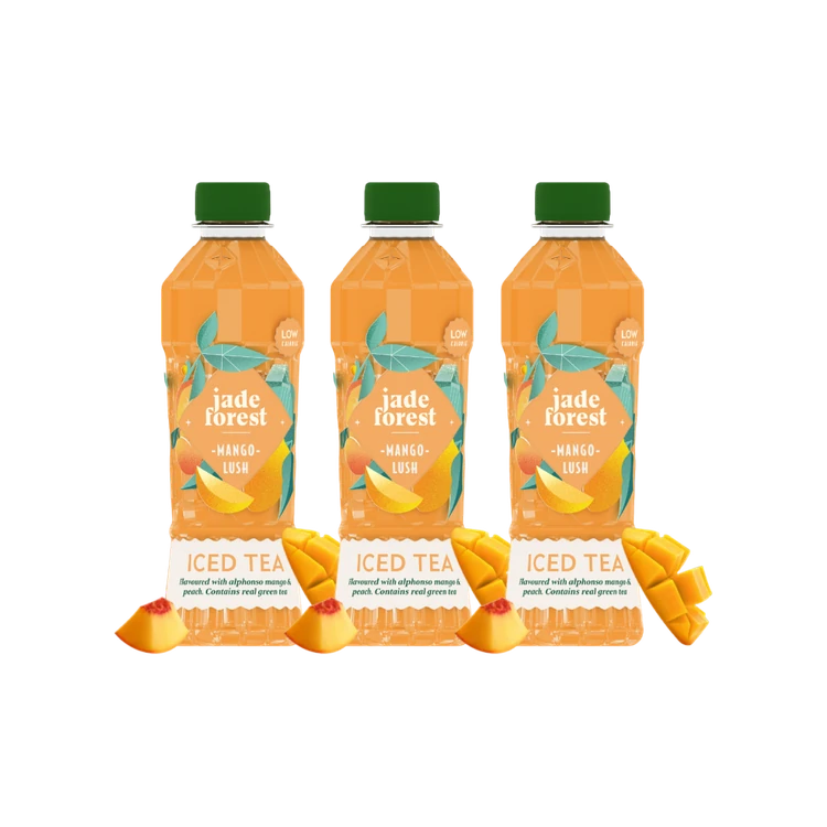 Jade Forest Mango Lush Premium Iced Tea - Pack of 3