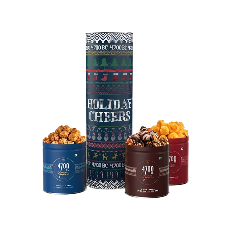 4700BC Holiday Cheers Gourmet Popcorn