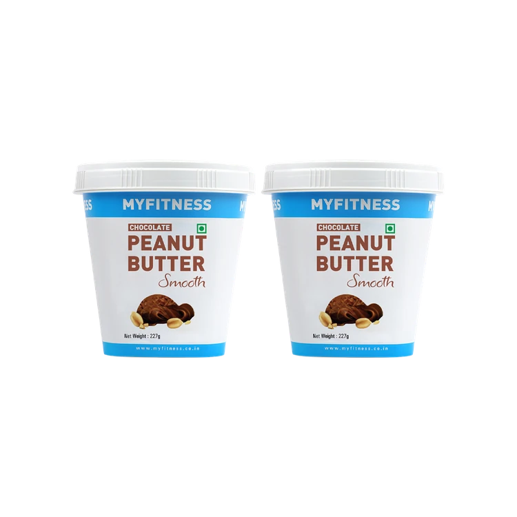 MyFitness High Protein Chocolate Peanut Butter Smooth Spread (227 g) - Pack of 2