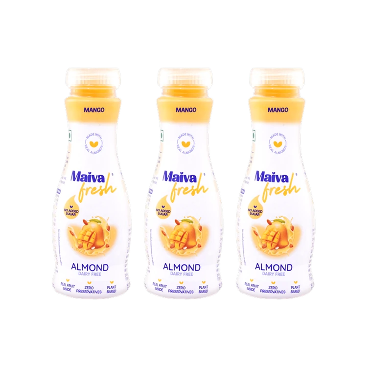 Maiva Fresh Mango, Almond Milk - Pack of 3
