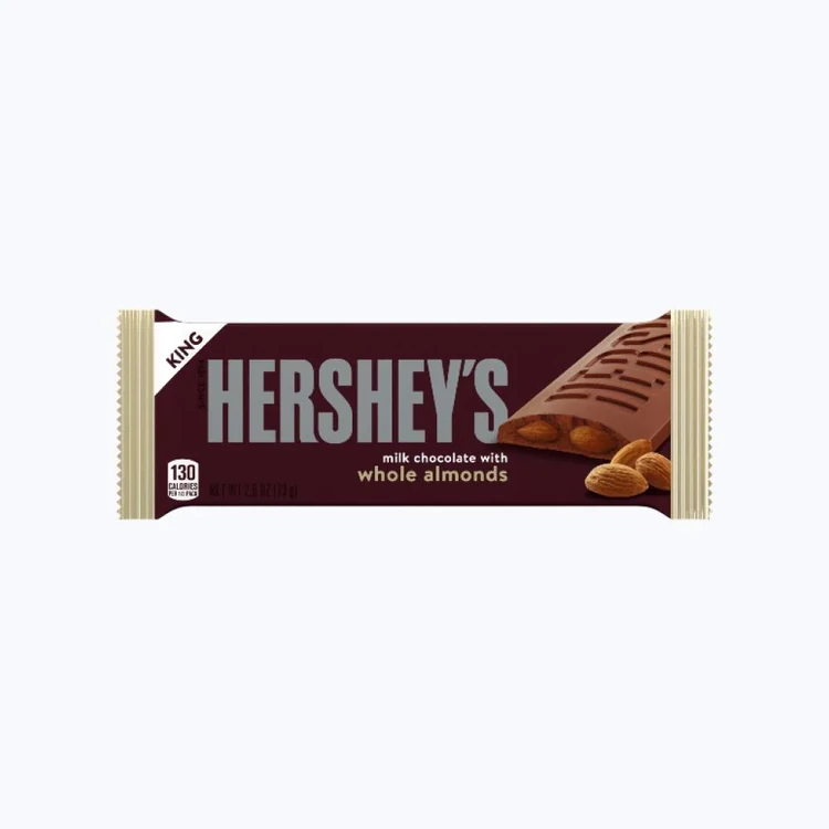 Hershey's Milk Chocolate Bar With Almonds