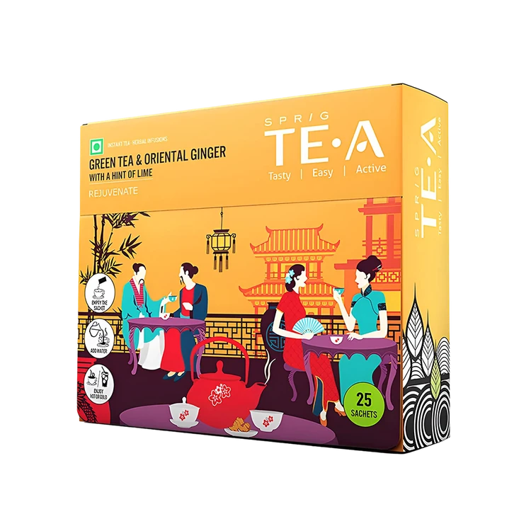 Sprig Tea Oriental Ginger with Lime Green Tea