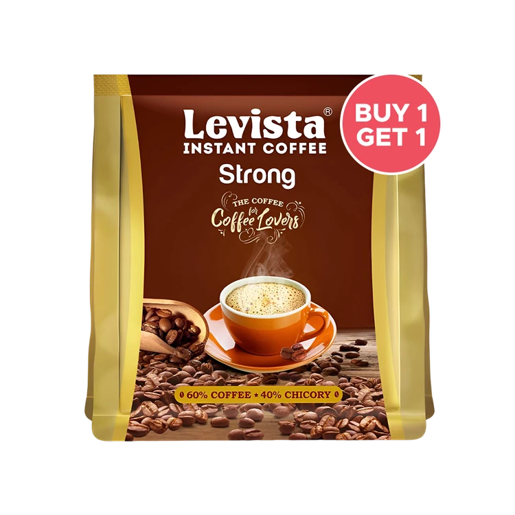 Levista Strong Instant Coffee - Buy 1 Get 1 Free