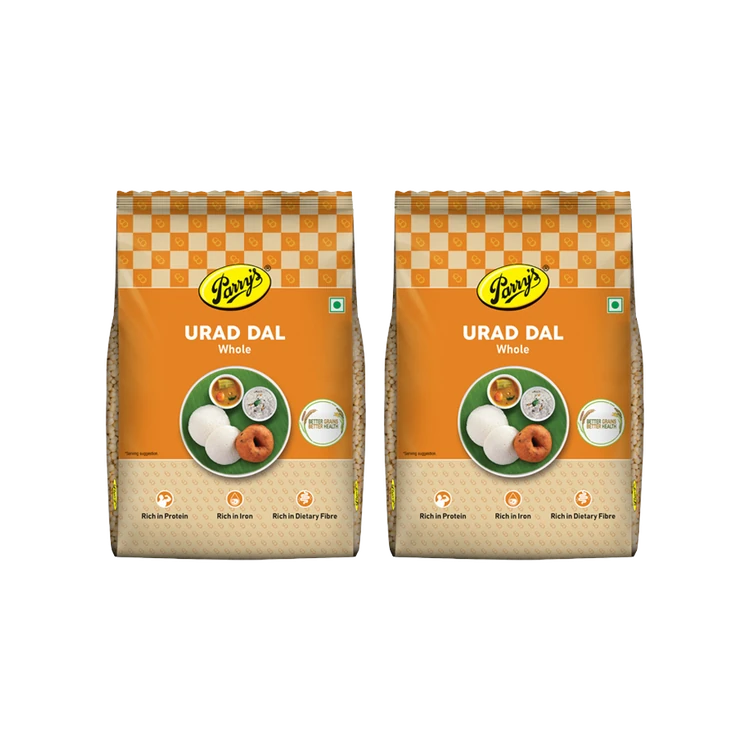 Parry's Urad (Sabut) / Whole - Pack of 2 (Uddina Kalu)