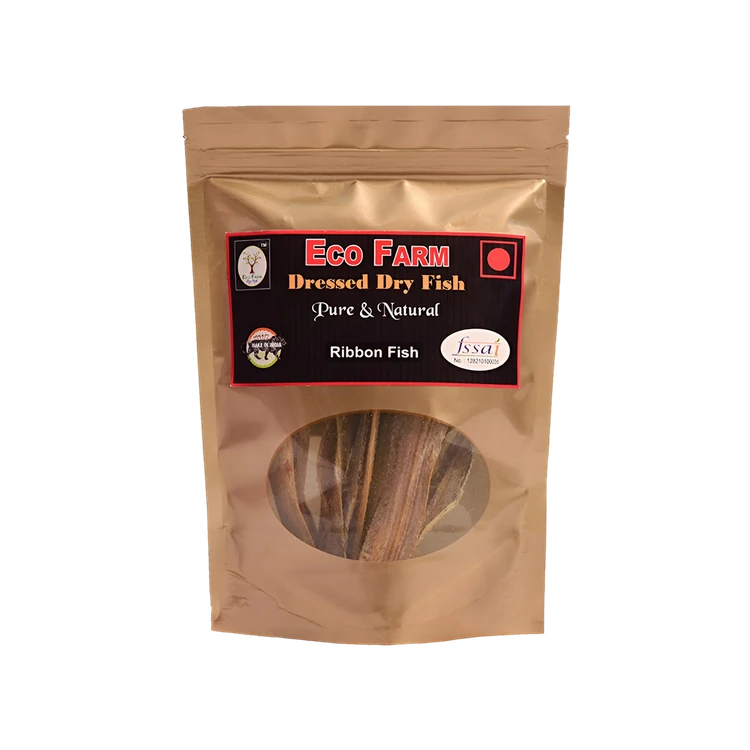 Eco Farm Dressed Dry Fish - Ribbon Fish (Frozen)