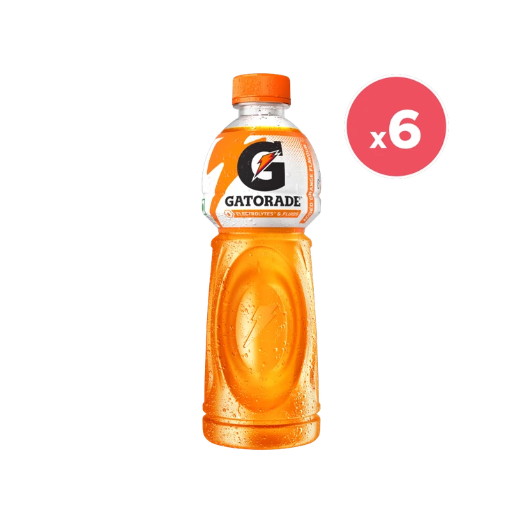 Gatorade Orange Zero Sugar Energy Drink - Pack of 6