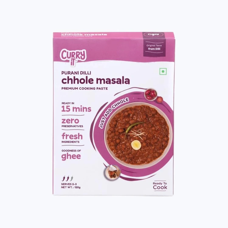 Curryit Purani Dilli Chhole Masala Cooking Paste