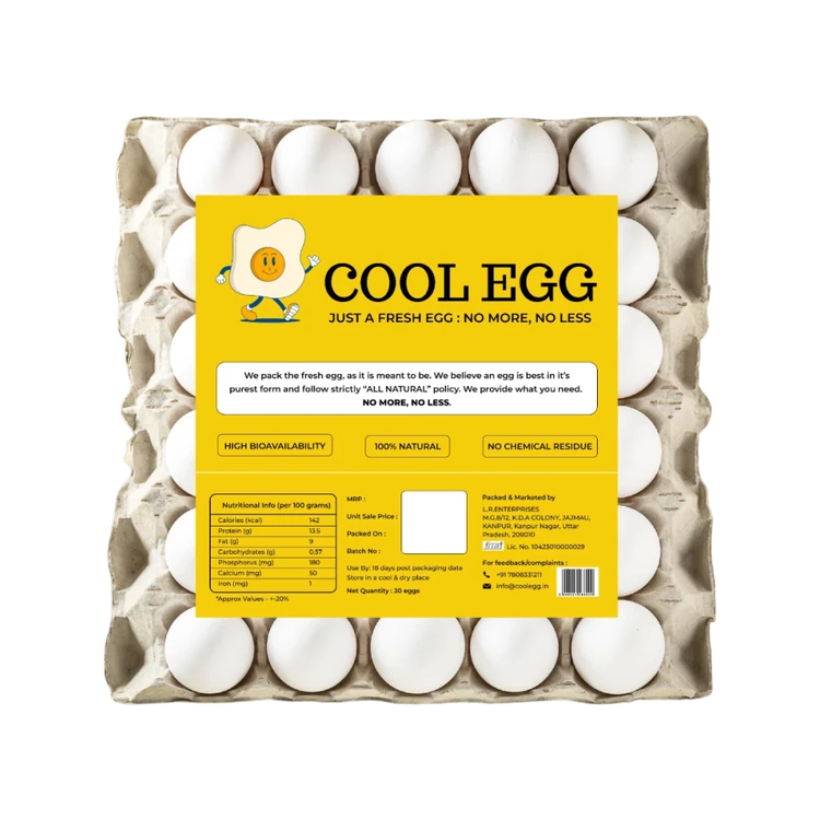 Cool Eggs - 30 pcs White Eggs