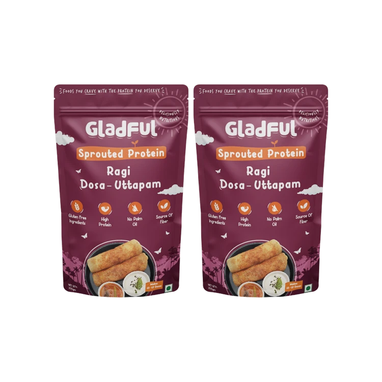Gladful Ragi Dosa Mix - Pack of 2