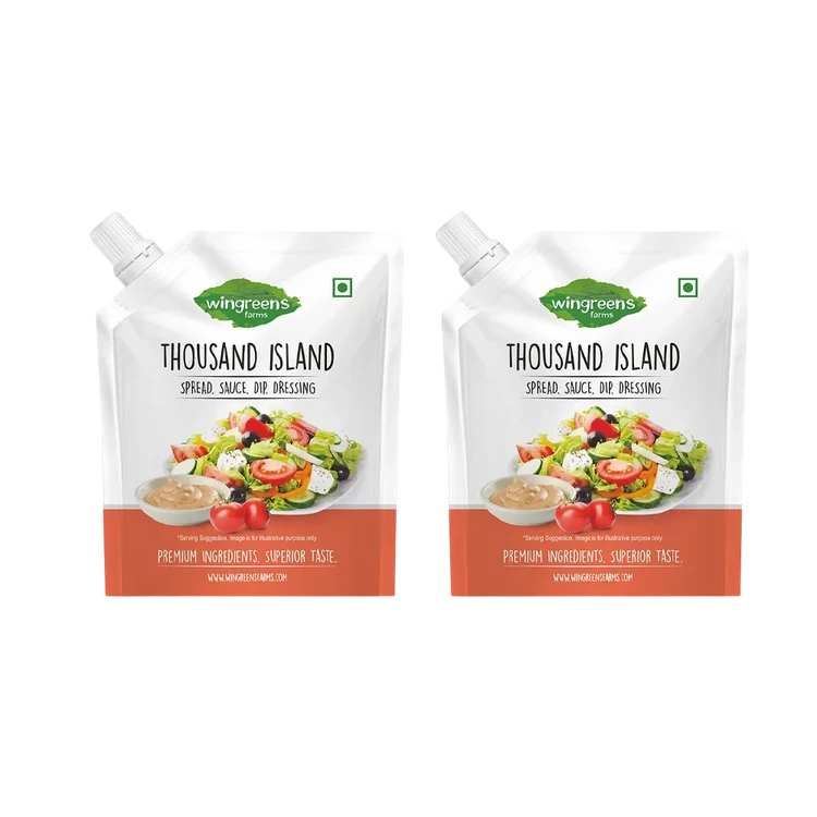 Wingreens Farms Thousand Island Salad Dressing - Pack of 2