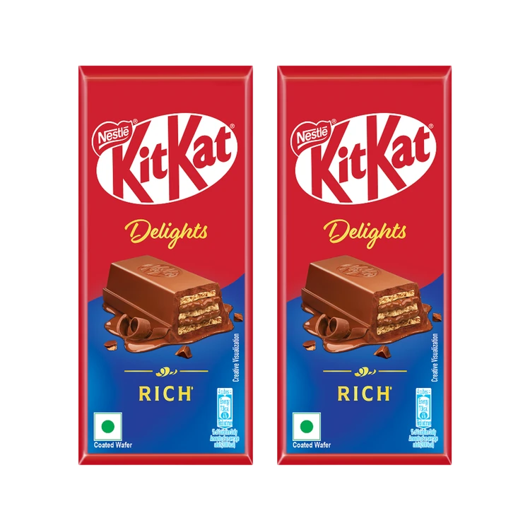 Nestle KitKat Delights Rich Wafer Bar - Pack of 2