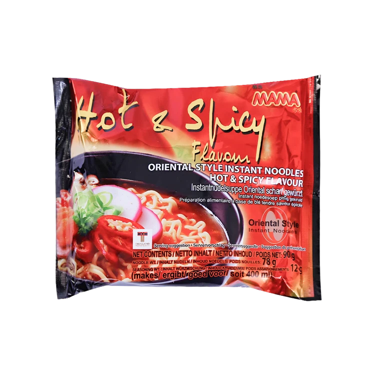 Mama Hot & Spicy Flavoured Instant Noodles