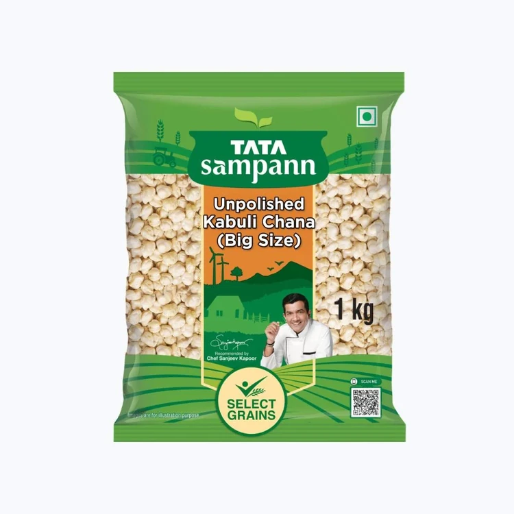 Tata Sampann Unpolished Kabuli Chana (Big Size) (Kabuli Kadale)