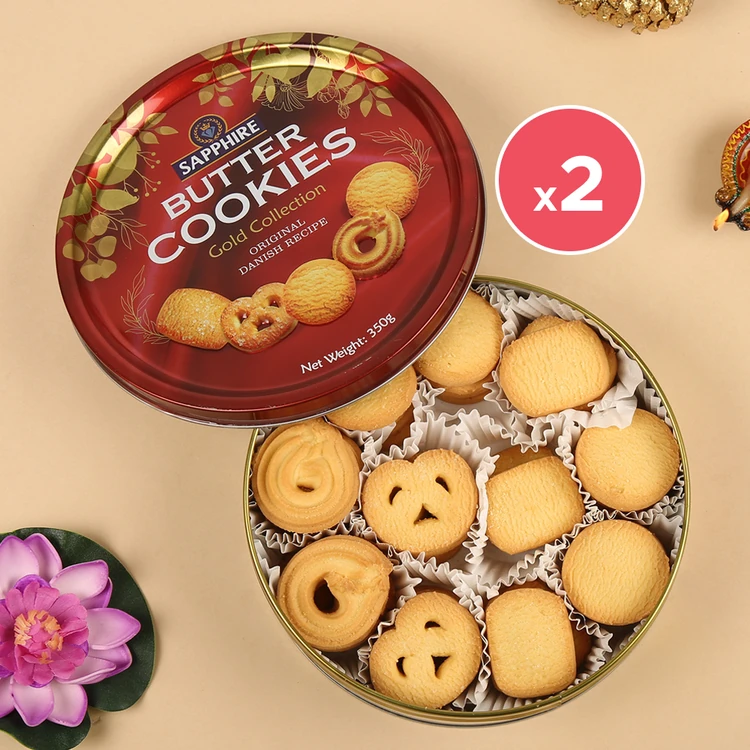 Sapphire Butter Biscuits Gift Pack (Gold Collection) - Pack of 2