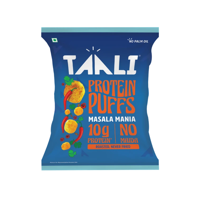 Taali Masala Roasted Protein Puffs (Jowar & Corn)