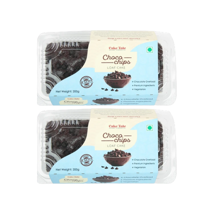 Caketale Choco Chips Loaf Dry Cake - Pack of 2