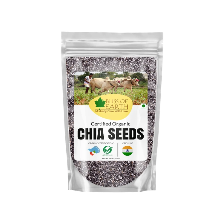 Bliss of Earth Raw Chia Seeds (Chia Beeja)