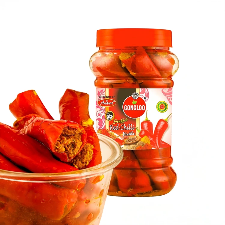 GONGLOO Stuffed Red Chilli Pickle