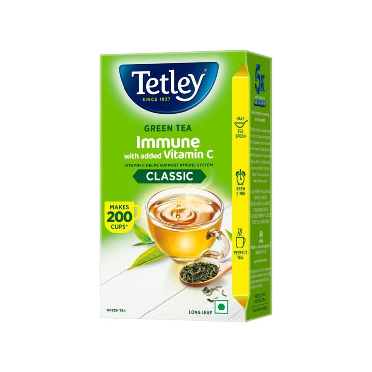 Tetley Immune with Added Vitamin C Green Tea (250 g)