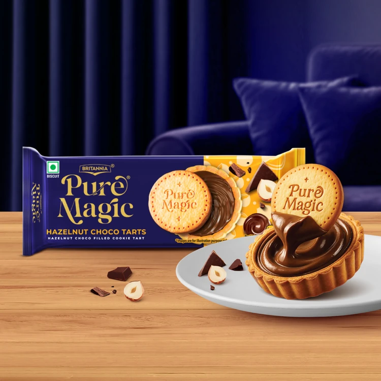 Britannia Pure Magic Hazelnut Choco Tart