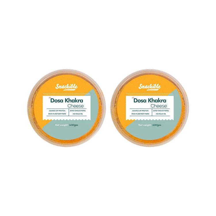 Snackible Cheese Dosa Khakhra - Pack of 2