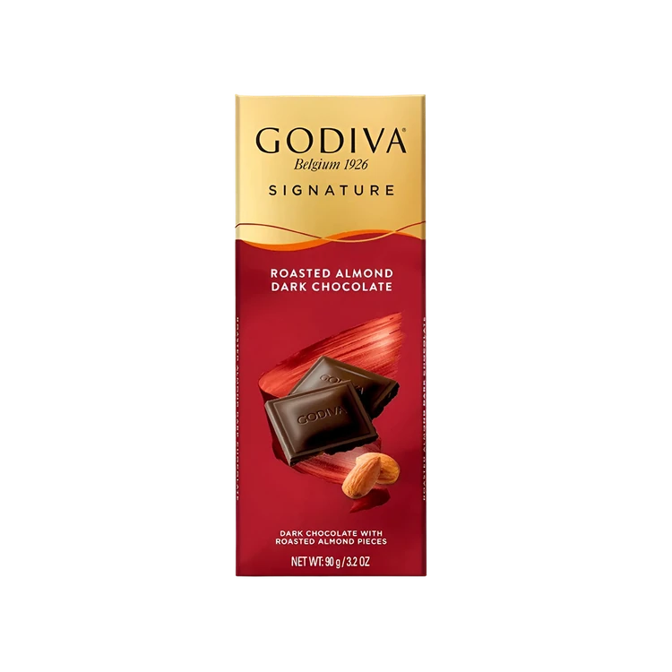 Godiva Roasted Almonds Dark Chocolate Bar