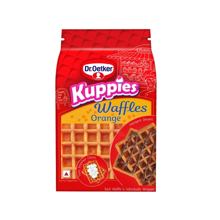 Dr. Oetker Kuppies Orange Waffle