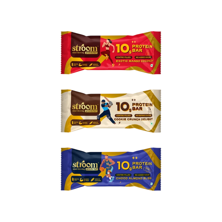 Stroom Centre Filled 10g Protein Bar