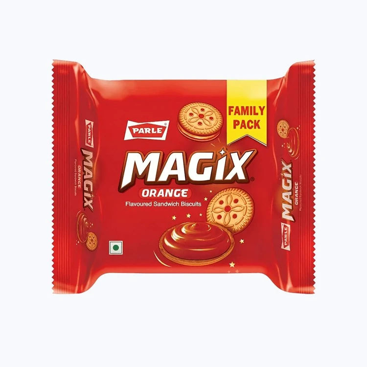 Parle Magix Orange Flavoured Cream Biscuits