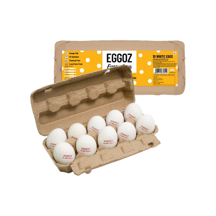 Eggoz Every Day White Protein Rich Eggs - 10 pieces