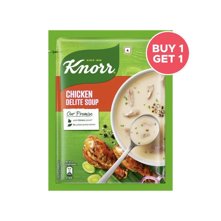 Knorr Classic Chicken Delite Soup with No Added Preservatives - Buy 1 Get 1 Free