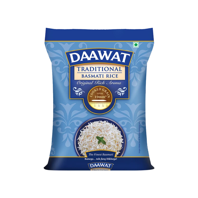 Daawat Traditional Basmati Rice (Extra Long Grain) (Basmati Akki)