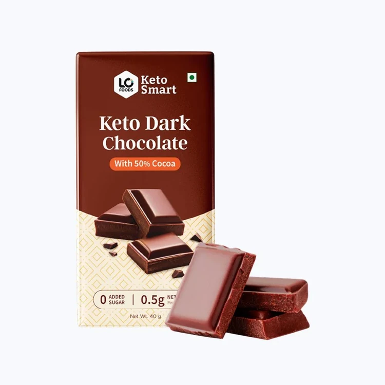 Lo! Foods Keto Dark Chocolate Bar (Sugar Free)