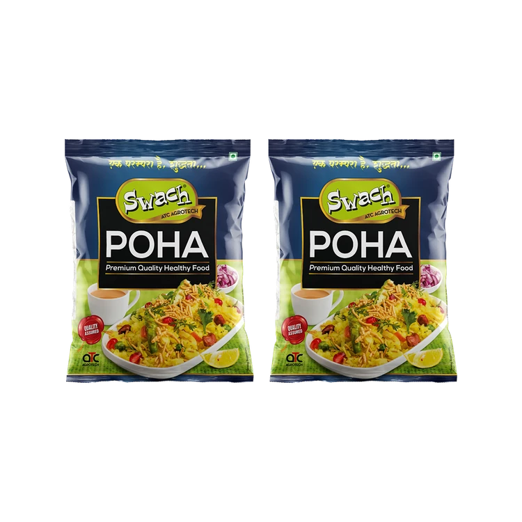 Swach Premium Quality Poha - Pack of 2 (Avalakki)