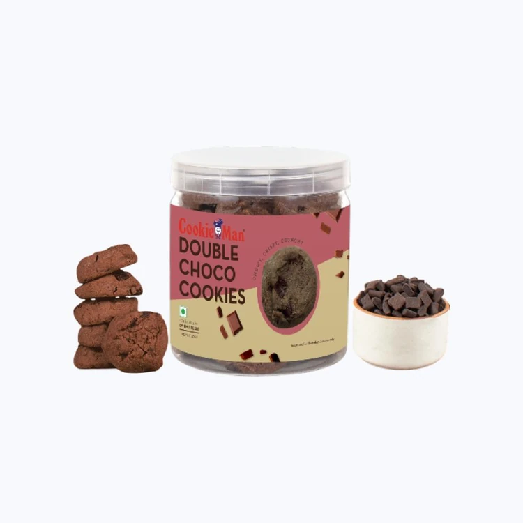 Cookieman Double Chocolate Chunk Cookies Biscuits