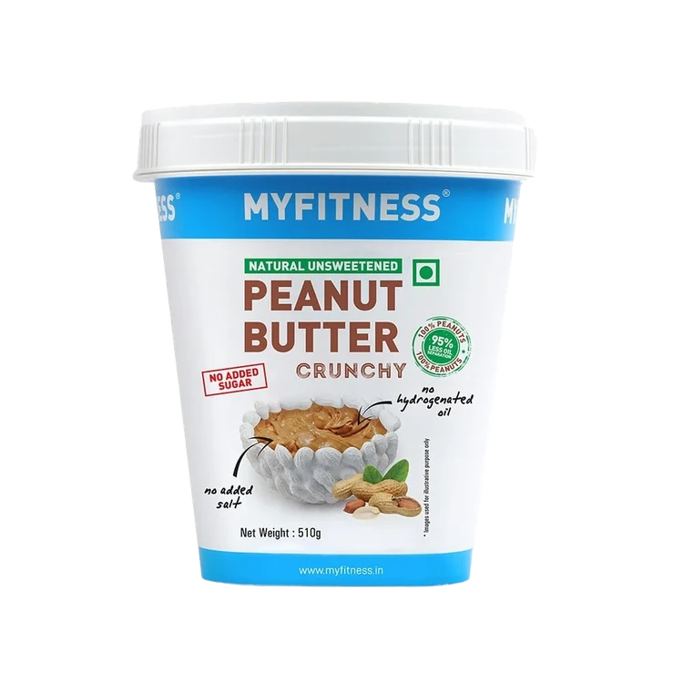 MyFitness All Natural Peanut Butter Crunchy Spread (Unsweetened)