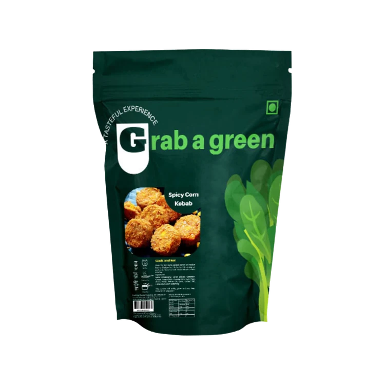 Grab a Green Spicy Corn Veg Kebab