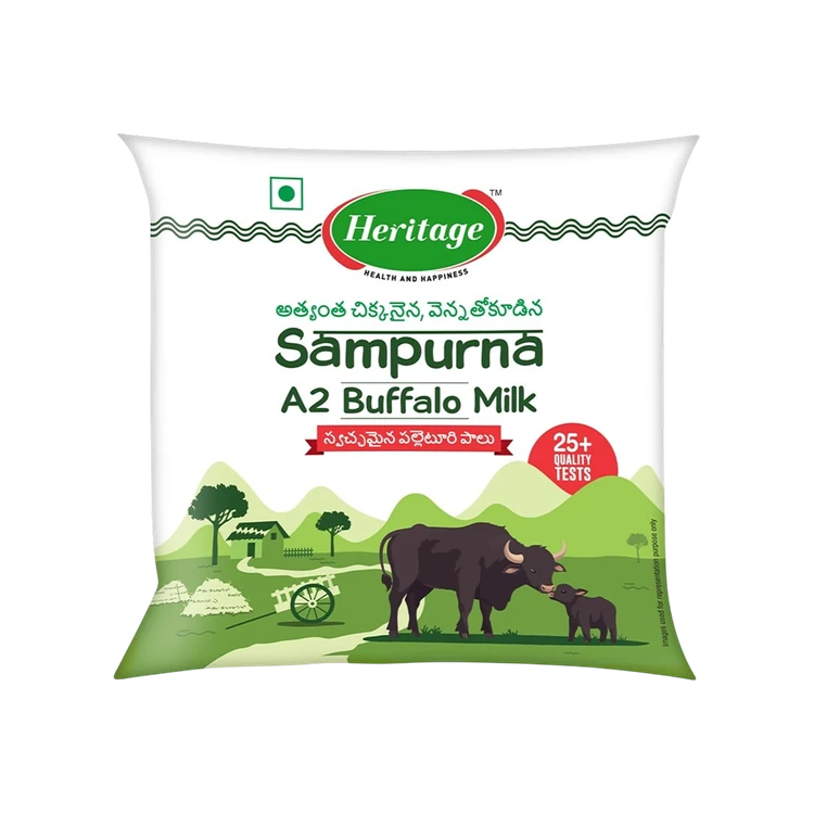 Heritage A2 Sampurna Buffalo Fresh Milk