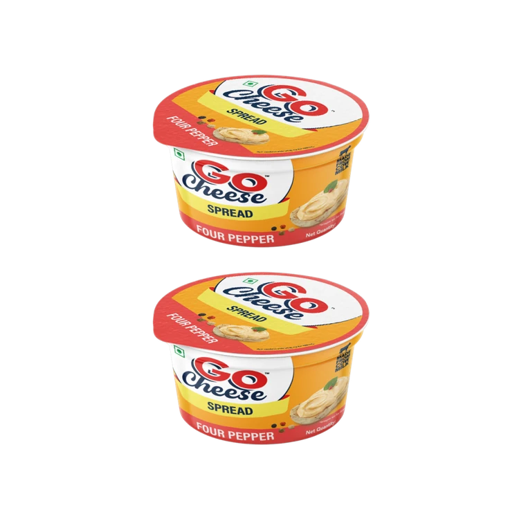 Go Four Pepper Cheese Spread - Pack of 2