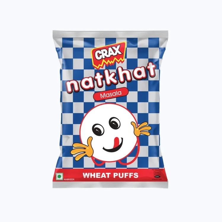 Crax Natkhat Masala Wheat Puffs Snacks
